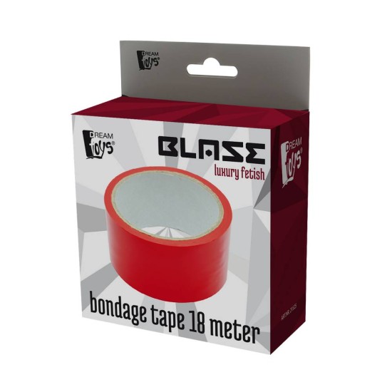 Blaze Bondage Tape Red 18m Fetish Toys 