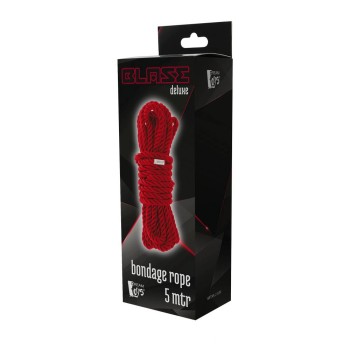 Κόκκινο Σχοινί Ακινητοποίησης - Blaze Deluxe Bondage Rope Red 5m