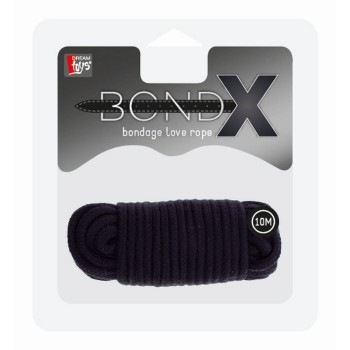 Μαύρο Σχοινί - Bondx Love Rope 10m Black