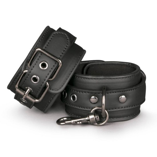 Δερμάτινες Χειροπέδες  - Black Leather Handcuffs Fetish Toys 