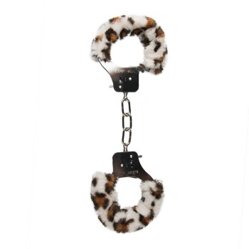 Λεοπάρ Γούνινες Χειροπέδες  - Furry Handcuffs Leopard