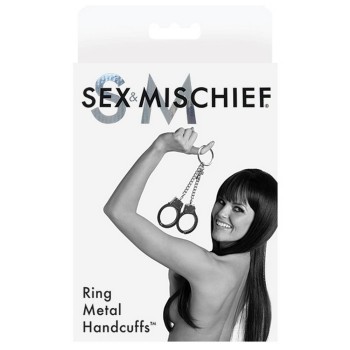 Μεταλλικές Χειροπέδες Με Κρίκο - Sex & Mischief Ring Metal Cuffs