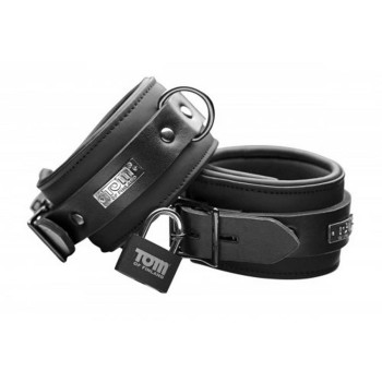 Tom Of Finland Neoprene Ankle Cuffs With Locks