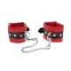 GP Luxurious Handcuffs With Chain Red Fetish Toys 