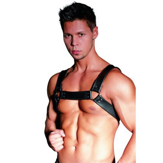 Leather Chest Harness Fetish Toys 