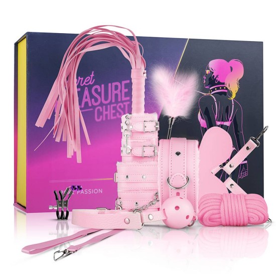 Σετ Φετιχιστικών Αξεσουάρ - Secret Pleasure Chest Pink Pleasure Sexy Δώρα 