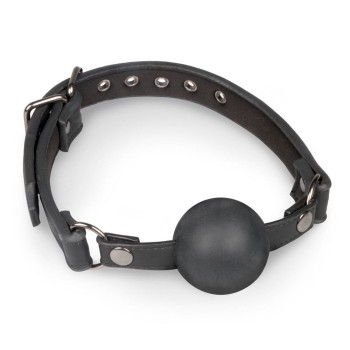Ball Gag With Large Silicone Ball Black