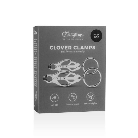 Japanese Clover Clamps With Ring Fetish Toys 