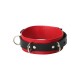Strict Leather Deluxe Red & Black Locking Collar Fetish Toys 
