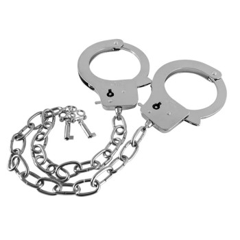 Χειροπέδες Με Μακριά Αλυσίδα - GP Metal Handcuffs With Long Chain