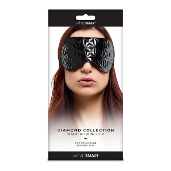 Μάσκα Με Ανάγλυφο Σχέδιο - Diamond Eyemask Black