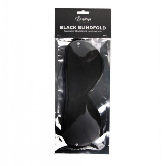 Μαύρη Δερμάτινη Μάσκα  BDSM - Leather Eye Mask Black Fetish Toys 
