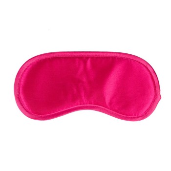 Ροζ Υφασμάτινη Μάσκα – Pink Satin Eye Mask