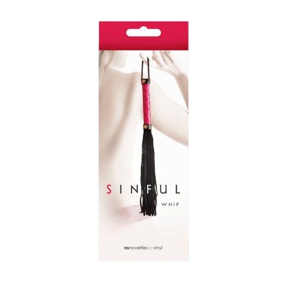 Sinful Pink Whip Fetish Toys 