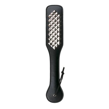 Black Paddle With Metal Studs