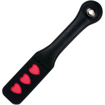 Spοrtsheets Leather Impression Paddle Hearts