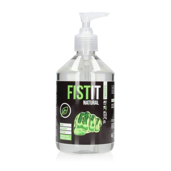 Fist It Natural Waterbased Lubricant With Pump 500ml Sex & Beauty 