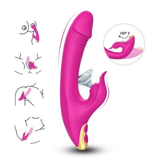 Rabbit Δονητής Με Αναρρόφηση - Foxshow Amant Rabbit Vibrator With Suction Sex Toys 