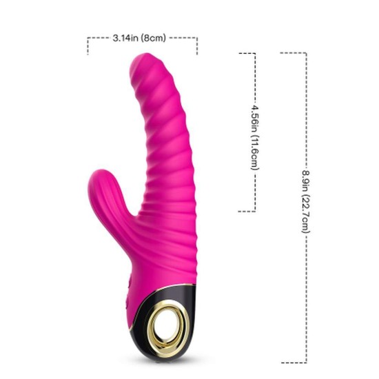 Foxshow Eternity Rabbit Vibrator With Ridges Sex Toys