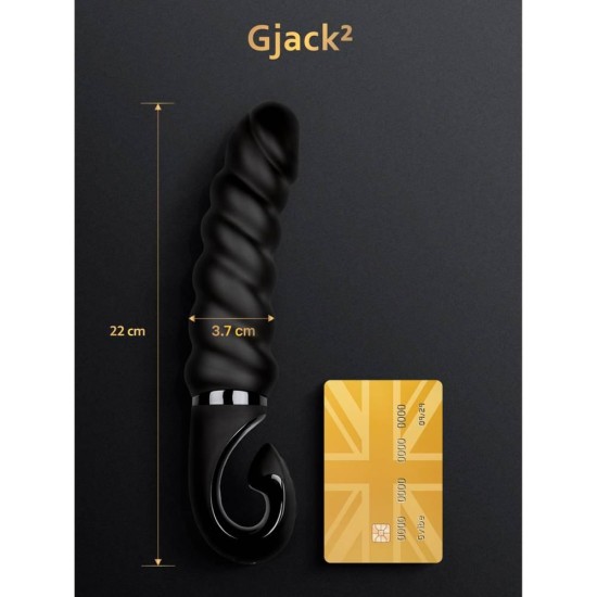 Δονητής Σημείου G Με Ραβδώσεις - G Vibe G Jack 2 Ribbed Vibrator Mystic Noir