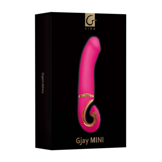Ισχυρός Δονητής Σιλικόνης - G Vibe Gjay Mini G Spot Vibrator Wildberry Sex Toys 