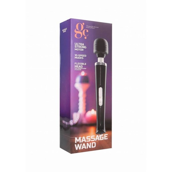 Συσκευή Μασάζ Ισχυρής Δόνησης - GC Massage Wand Black Sex Toys 