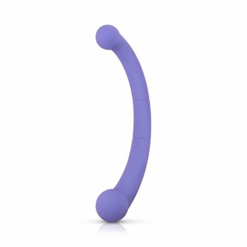 Jane Double Ended Silicone Vibrator Purple