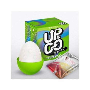 Ελαστικό Αυγό Αυνανισμού - Bumpy Up & Go The Fun Egg Masturbator