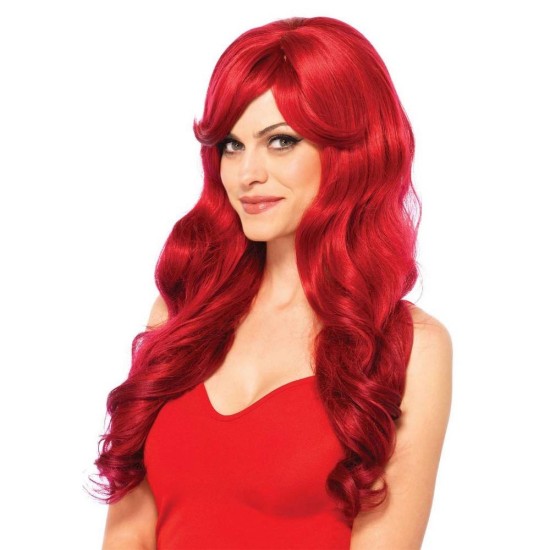 Κόκκινη Μακριά Περούκα - Leg Avenue Long Wavy Wig Red Sex & Ομορφιά 