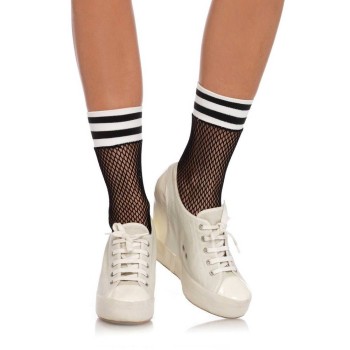 Κοντές Διχτυωτές Κάλτσες - Fishnet Athletic Anklets 3045 Black