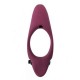 Stardust Silicone Vibrating Cockring Wine Red Sex Toys