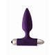 Glory Silicone Vibrating Anal Plug Purple Sex Toys