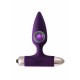 Glory Silicone Vibrating Anal Plug Purple Sex Toys