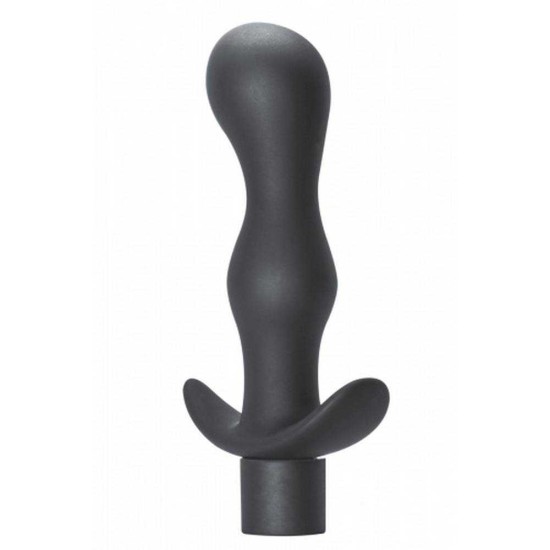 Δονούμενη Σφήνα Προστάτη - Passion Vibrating Prostate Anal Plug Dark Grey Sex Toys 