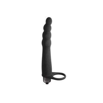 Δονούμενο Ομοίωμα Για Διπλή Διείσδυση - Bramble Dual Entry Strap On Black