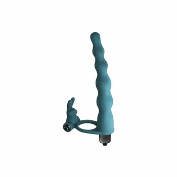 Naughty Bunny Dual Entry Strap On Green