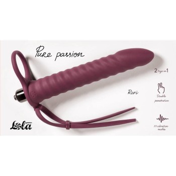 Rori Dual Entry Strap On Wine Red