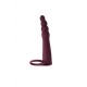 Bramble Dual Entry Strap On Wine Red Sex Toys
