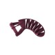 Party Hard Romello Silicone Chastity Belt Wine Red Fetish Toys 