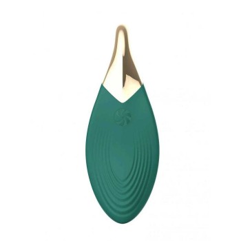 Κλειτοριδικός Δονητής Μενταγιόν - Liberty Leaf Vibrating Necklace Green