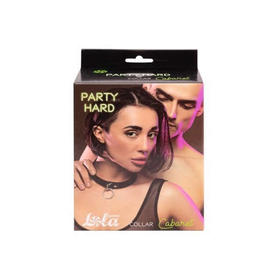 Party Hard Cabaret Collar With Ring Fetish Toys 