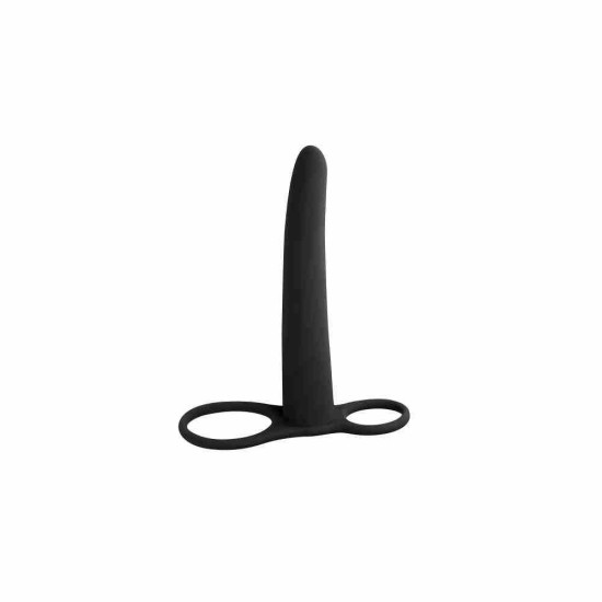 Ομοίωμα Για Διπλή Διείσδυση - Gimlet Dual Entry Strap On Black Sex Toys 