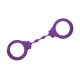 Ποδοπέδες Σιλικόνης - Party Hard Limitation Silicone Ankle Cuffs Purple Fetish Toys
