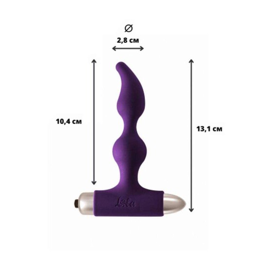 Elation Unisex Vibrating Anal Plug Purple Sex Toys