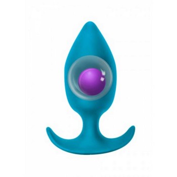 Σφήνα Σιλικόνης Με Βαρίδιο - Insatiable Anal Plug With Ball Aquamarine
