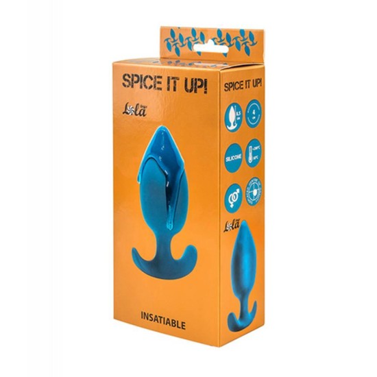 Insatiable Anal Plug With Ball Aquamarine Sex Toys