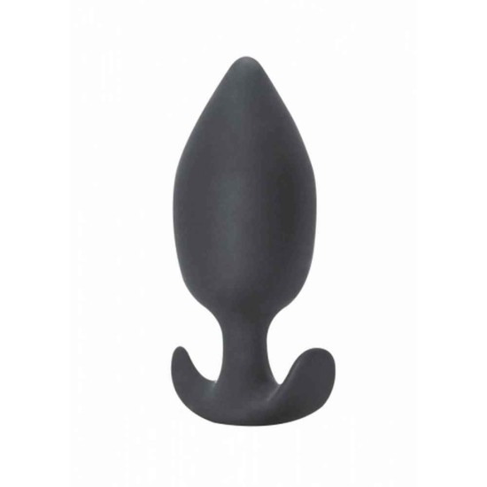 Σφήνα Σιλικόνης Με Βαρίδιο - Insatiable Anal Plug With Ball No.1 Black Sex Toys 