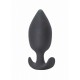 Insatiable Anal Plug With Ball No.1 Black Sex Toys