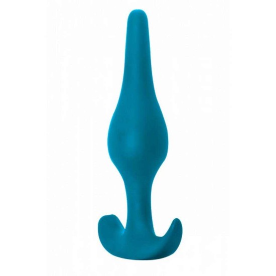 Smooth Silicone Anal Plug Aquamarine Sex Toys