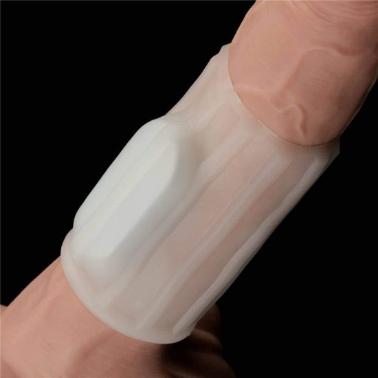 Δονούμενο Μανίκι Πέους - Vibrating Ridge Knights Ring Penis Sleeve Sex Toys 